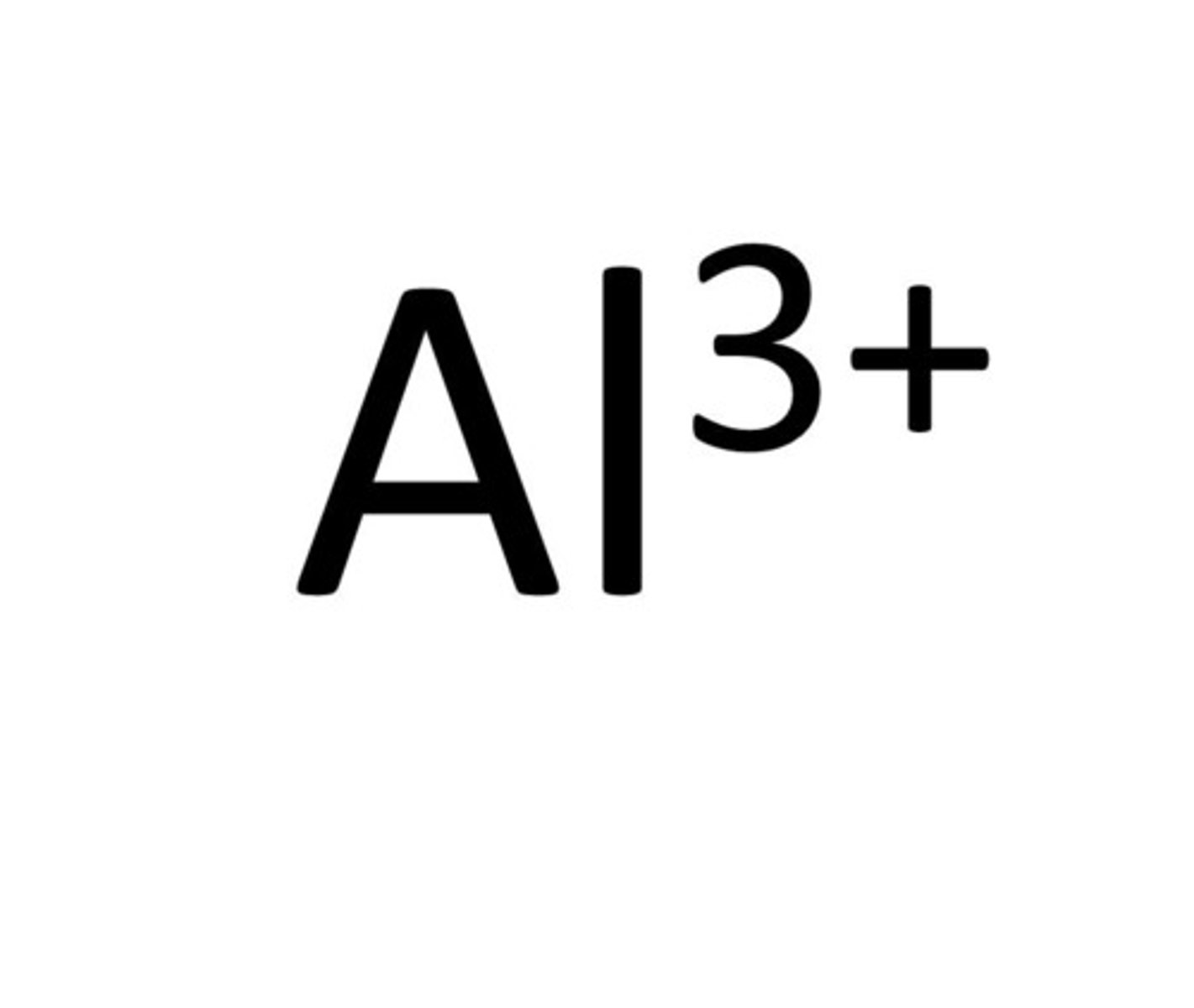 <p>Al 3+</p>