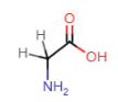 <p>- R-group: single hydrogen atom<br>- smallest amino acid, achiral</p><p></p>