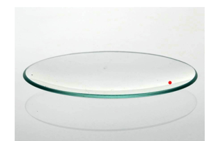 <p><span>•circular concave piece of glass used as a surface to evaporate a liquid, to hold solids while being weighed, for heating a small amount of substance and a cover for a beaker</span></p>