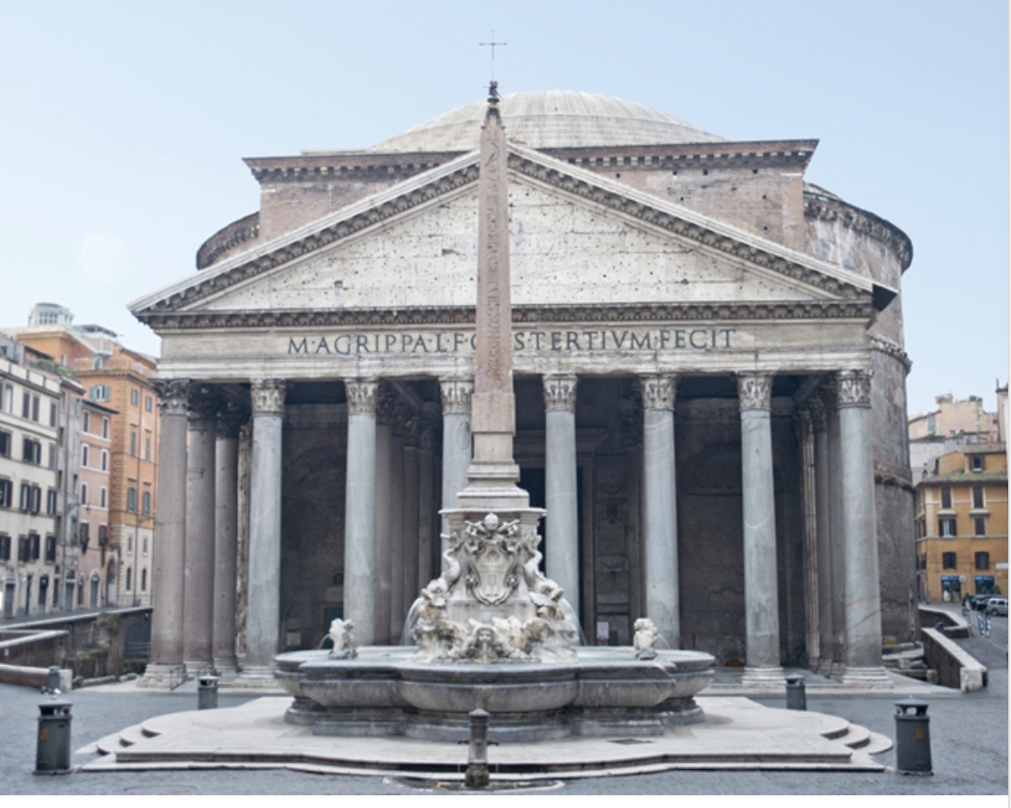 <p><span>Which of the following statements about the Pantheon is&nbsp;</span><strong>not</strong><span> true?</span></p><ul><li><p><span>In Roman times, the approach to the facade was controlled and hid the round interior.</span></p></li><li><p><span>The Emperor Hadrian held court inside the building.</span></p></li><li><p><span>It uses engineered concrete to create an unbroken dome inside.</span></p></li><li><p><span>It is an example of the basilica building type.</span></p></li></ul><p></p>
