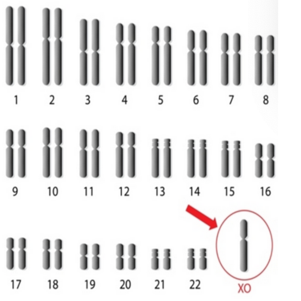 <p>Based on the set of chromosomes shown, what syndrome does this person have?</p>