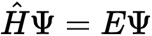 <p>The Schrodinger equation is given by (image). what does the H mean</p>