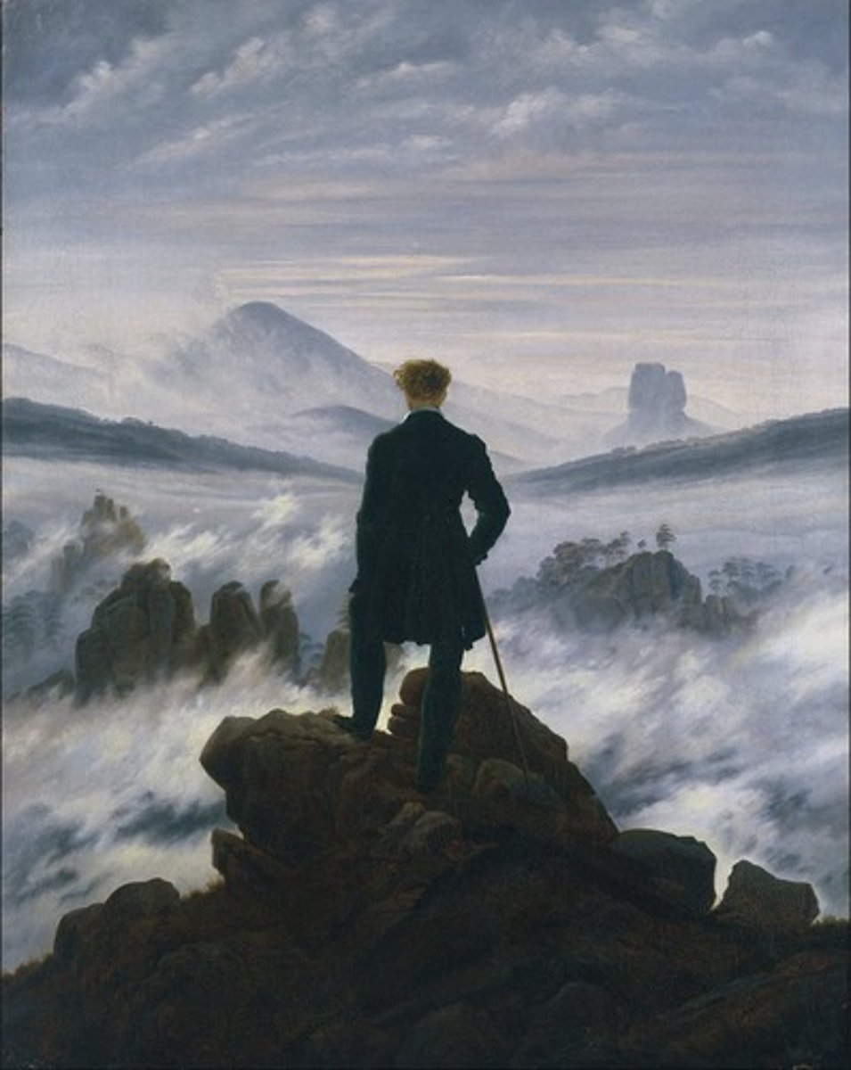 <p>Painter known for 'Wanderer Above the Sea of Fog'.</p>