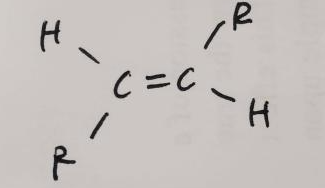 <p>partial reduction of alkyne to anti alkene</p>