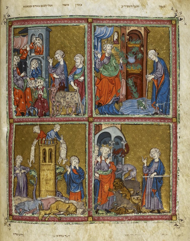 The Plagues of Egypt from the Golden Haggadah