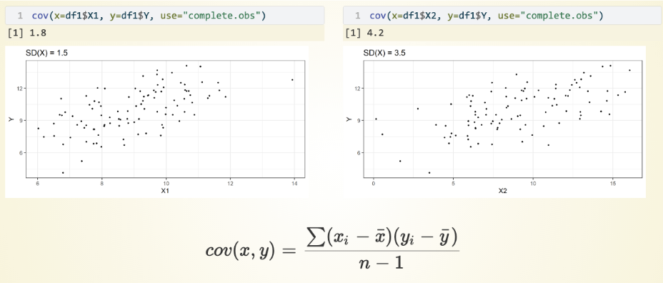 <p><span>Scale matters</span></p><p><span>&lt;= The <em>denominator is the same </em>(the number of observations on both are the same), in both cases <em>DV is the same</em>, but with <u>different IVs</u>.</span></p>