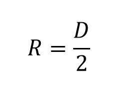 <p>d / 2</p>