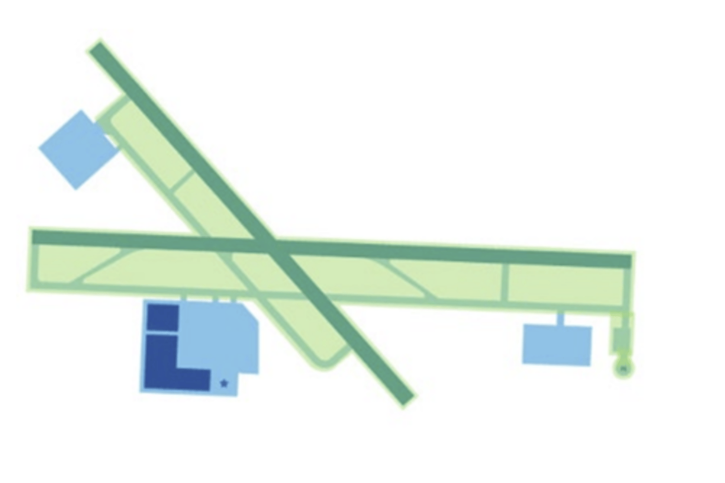 <p>Used for the take-off, landing, and taxiing of aircraft, excluding aprons.</p>