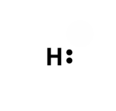 <p>Hydrogen - One Lone Pair</p>
