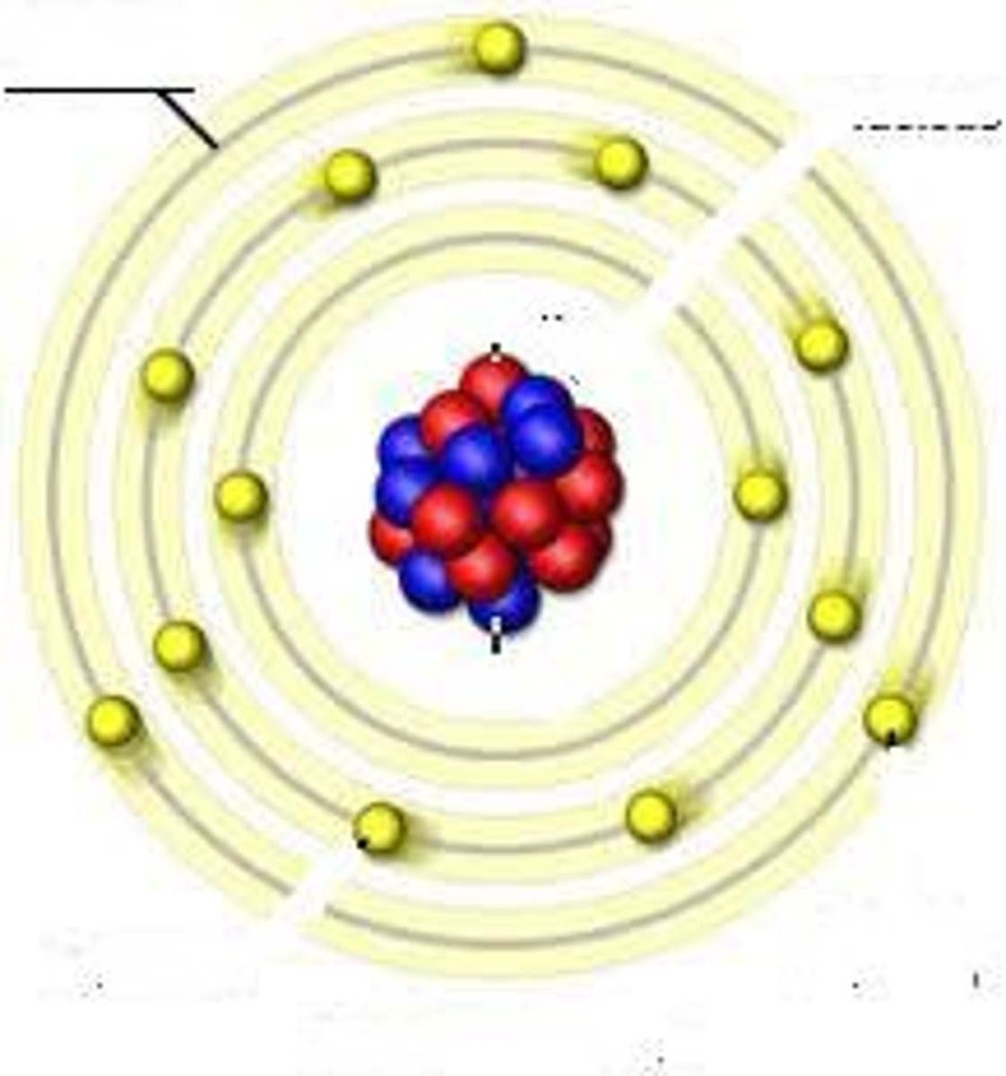 <p>outmost electron shell with an electron</p>