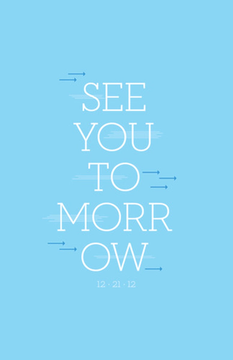 <p>See you tomorrow</p>