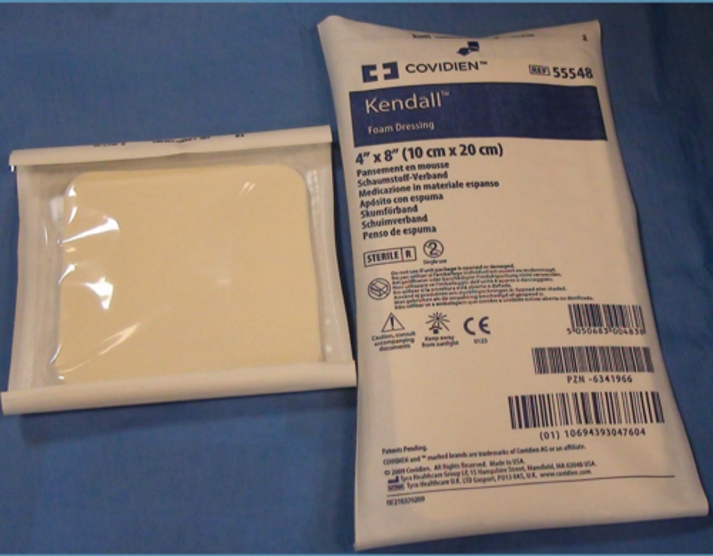 <p>Kendall foam dressing is an ultra soft hydrophillic foam that absorbs wound fluids, protects and cushions wounds. Small pores limit migration of cells into foam.</p><p>Primary Layer.</p>