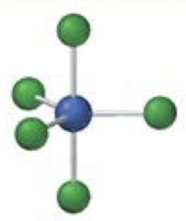 <p>5 bonding 0 lone, 120º equatorial 90º axial</p>