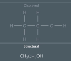 <p>Drawing a structural formula from a displayed formula</p><p></p>