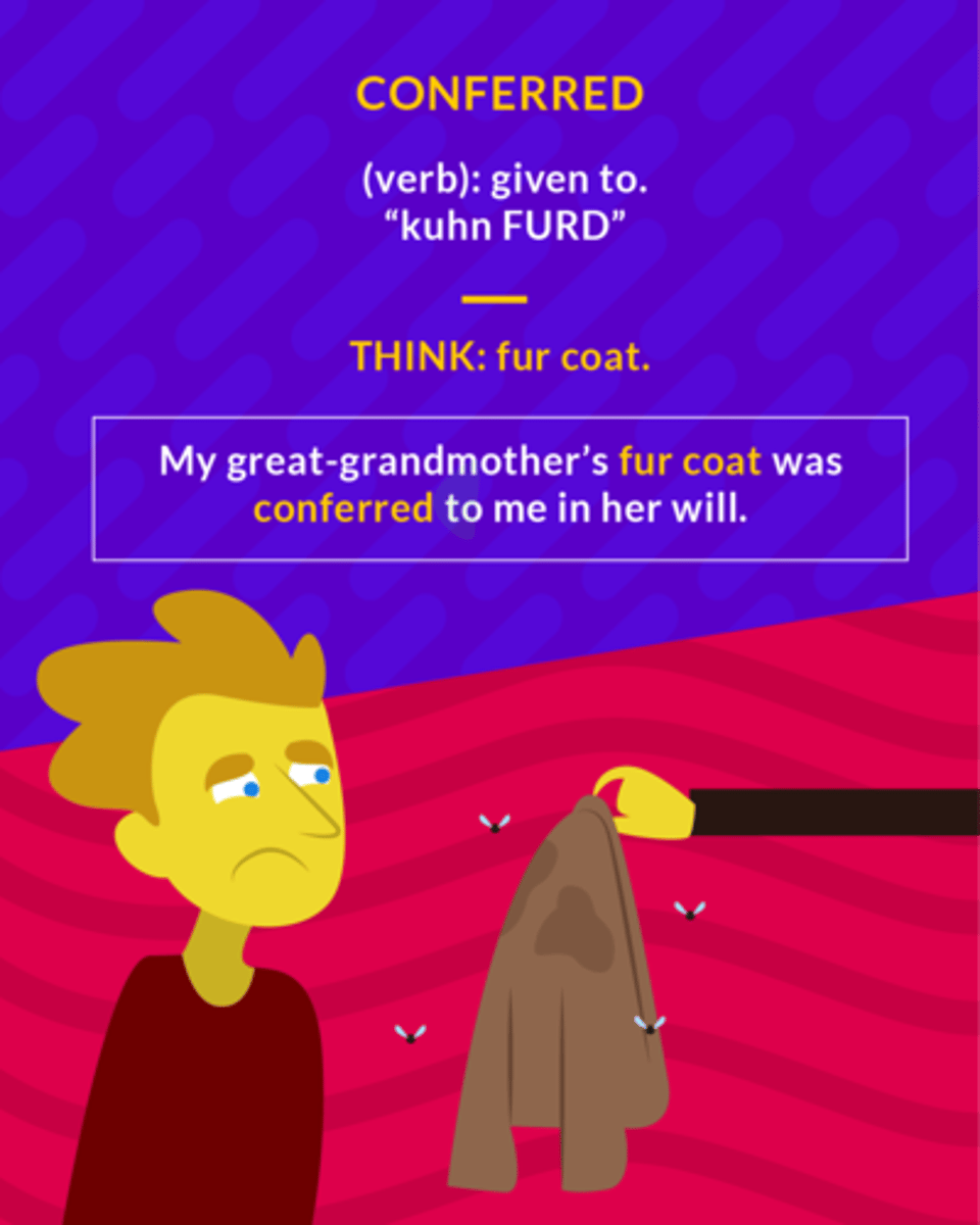 <ol><li><p>(verb) given to</p></li><li><p>(verb) talk to</p></li></ol><p></p>