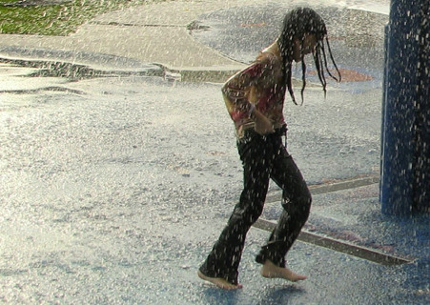 <p>there is rain</p>