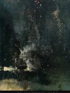 <p>Nocturne in Black and Gold—The Falling Rocket</p>