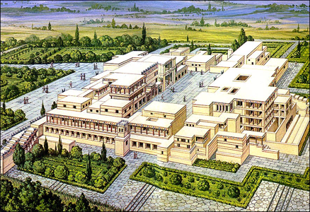 <p>Knossos Palace (1700-1300 BCE)</p><ul><li><p>Artist Unknown, Minoan</p></li></ul><p></p>