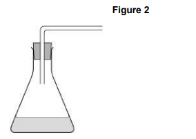 <p>Complete the diagram in Figure 2 to show how the hydrogen gas could be collected and measured in the experiments (1) </p>