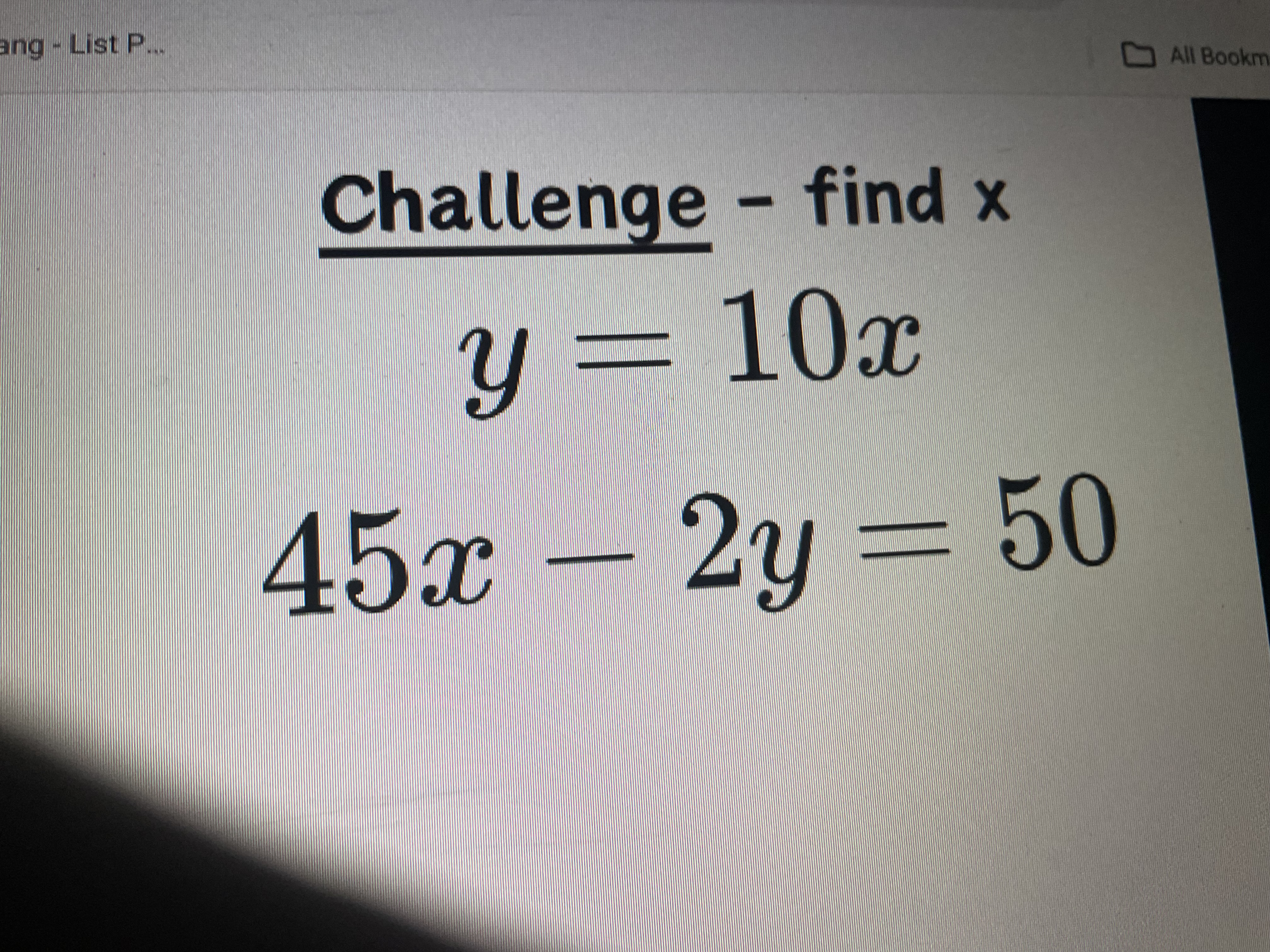 <p>Solve</p>