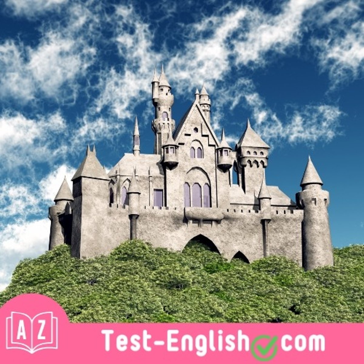 <p>We visited a 500-year-old _______ with very high, thick walls.</p>