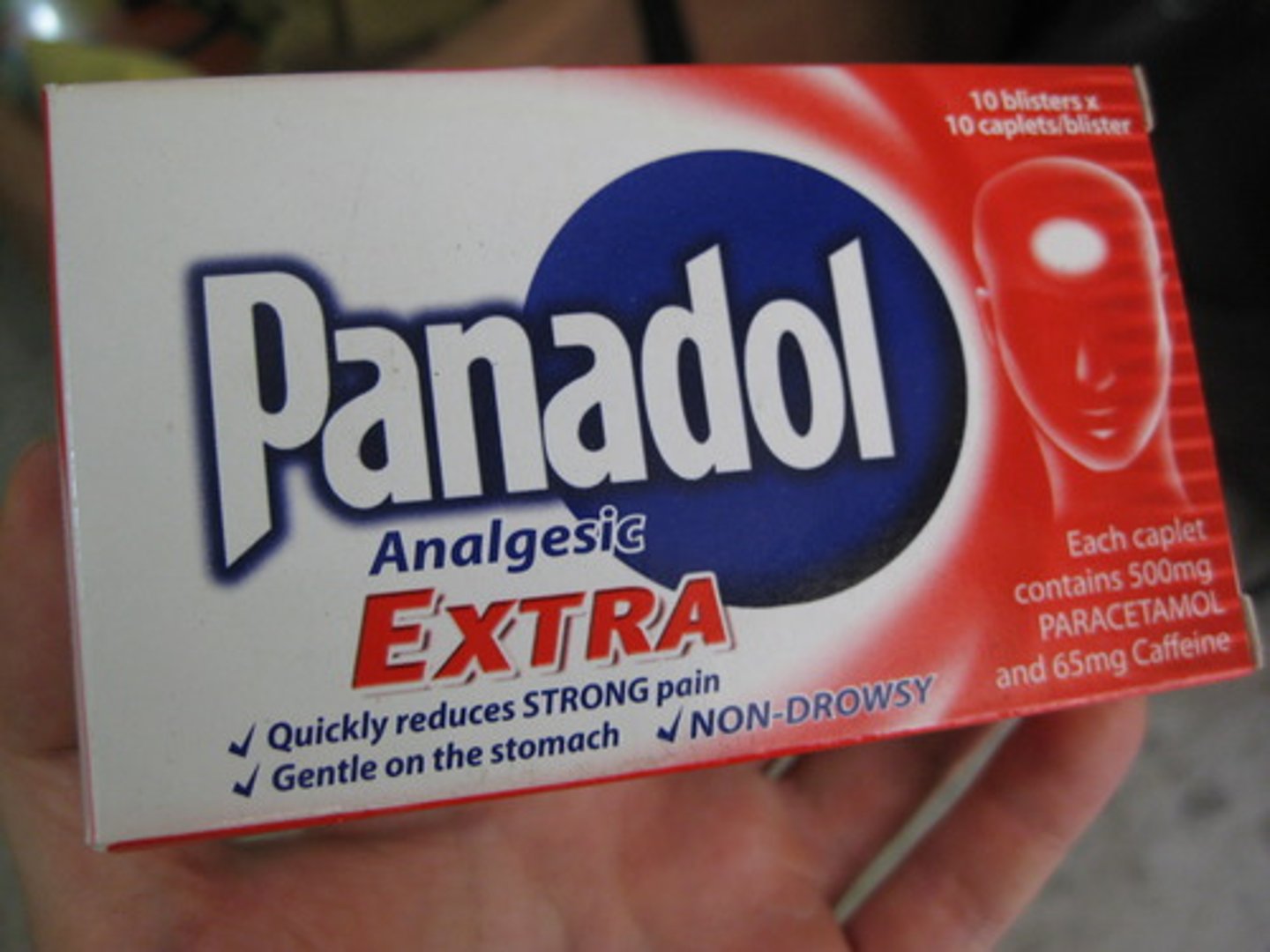 <p>to take painkillers</p>