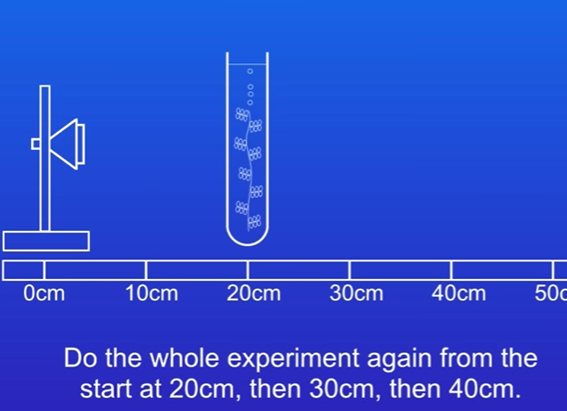 The further away the tube is from the light source, decreases light intensity, which also decreases no. of carbon dioxide bubbles produced