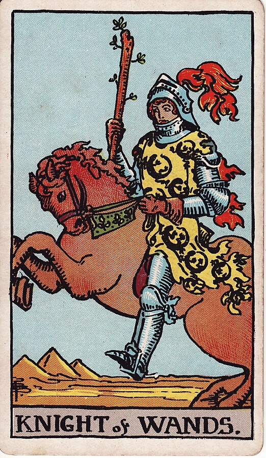 <p>Knight of Wands</p>