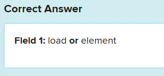 <p>Load or element</p>