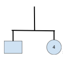 shape with a number inside of it