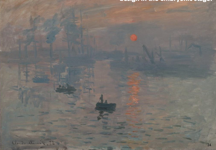 <p>Impression: Sunrise, Claude Monet 1872</p>