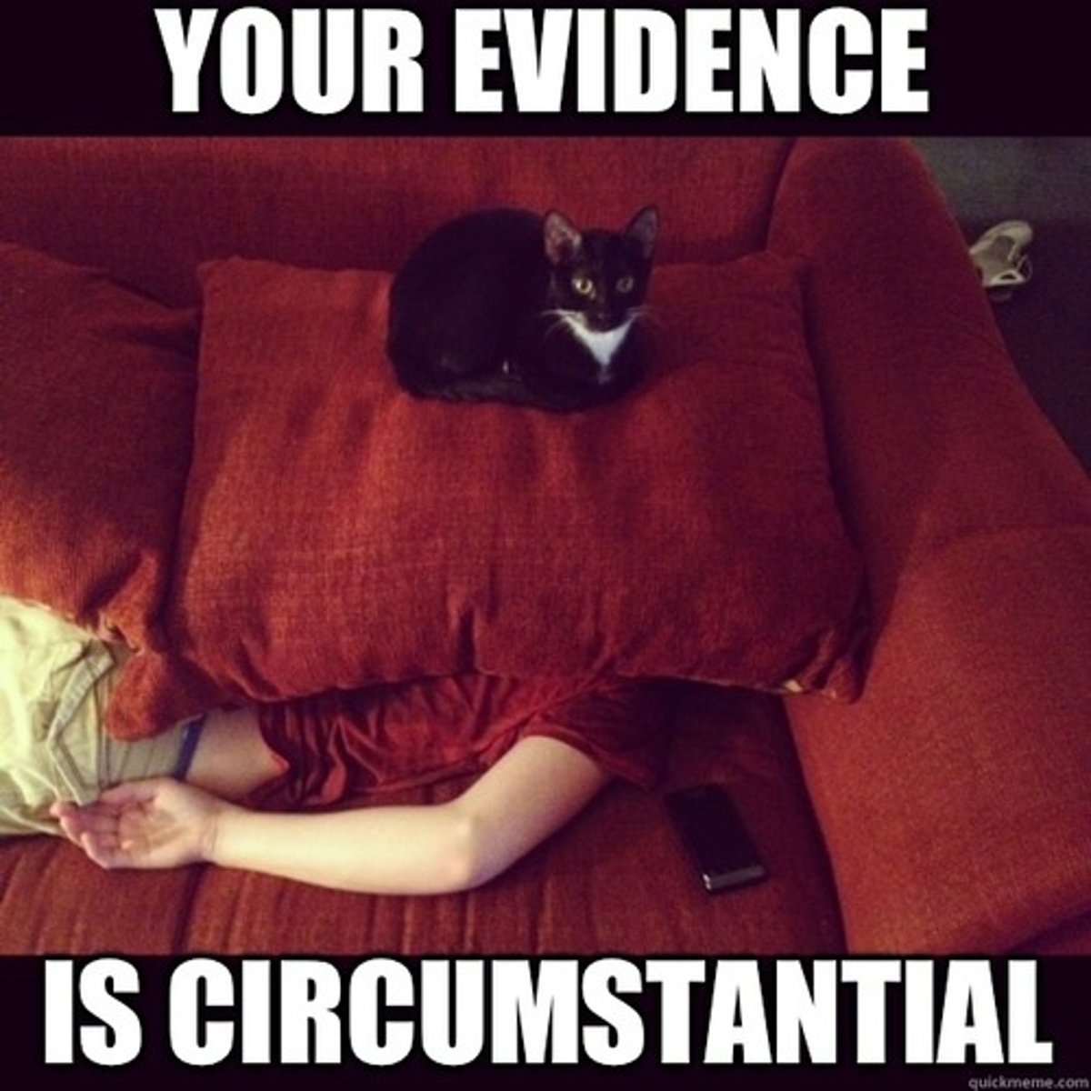 <p>(indirect evidence) evidence used to imply a fact but not prove it directly</p>