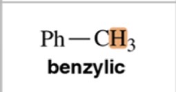 <p>Benzylic </p>