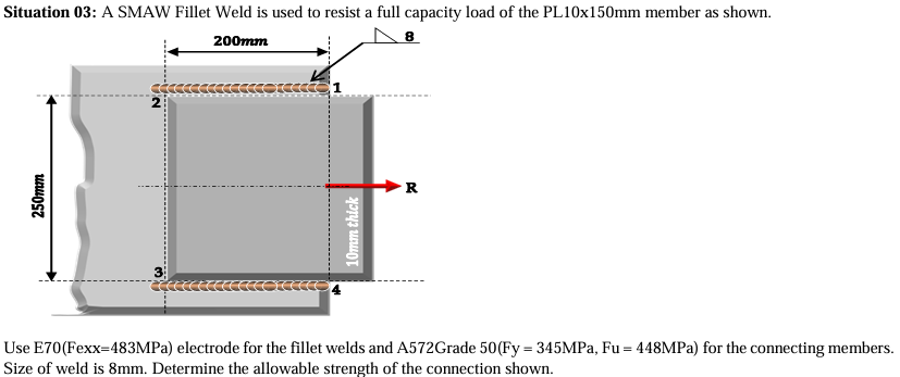 <p>07. Based on Weld Shear </p><p>a) 328KN </p><p>b) 205KN </p><p>c) 414KN </p><p>d) 589KN</p>