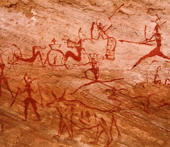 <p>Environmental change and population grow</p><ul><li><p>Example: humans’ attempts to adapt to the postglacial environment in Europe. </p></li></ul><p>o Change of hunting strategies </p><p>o Gathering remained as the mainstay of human economies</p><p>o Food preservation</p><p>o Development of carpentry</p>