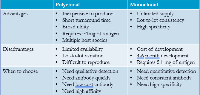 %%-monoclonal antibodies:%% homogenous population of antibodies produced by a single clone of plasma B lymphocytes

* artificially made in laboratories against a specific antigen in order for them to bind to a particular antigenic molecule target

\*recall differences between monoclonal and polyclonal

%%-vaccines%%