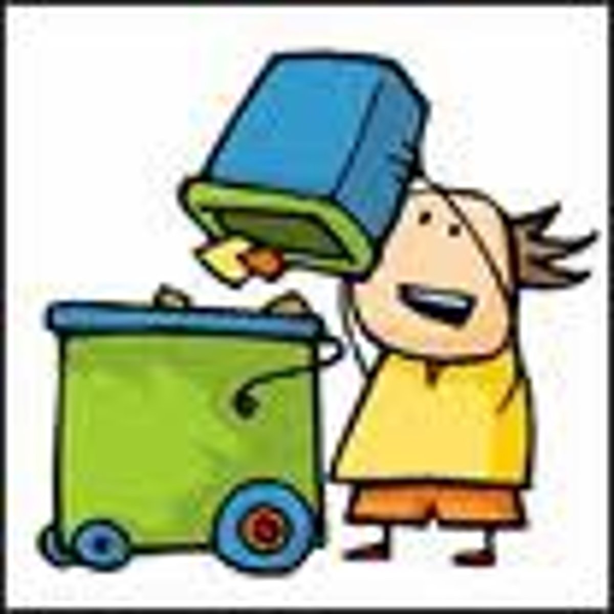 <p>to empty the wastepaper basket</p>