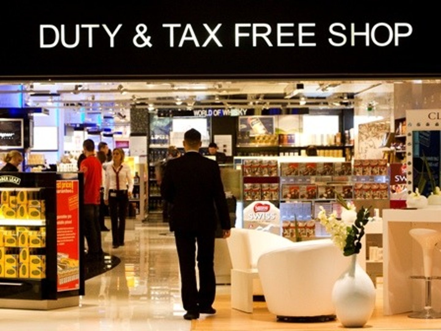 <p>duty-free shop (miǎn shuì shāng diàn )</p>