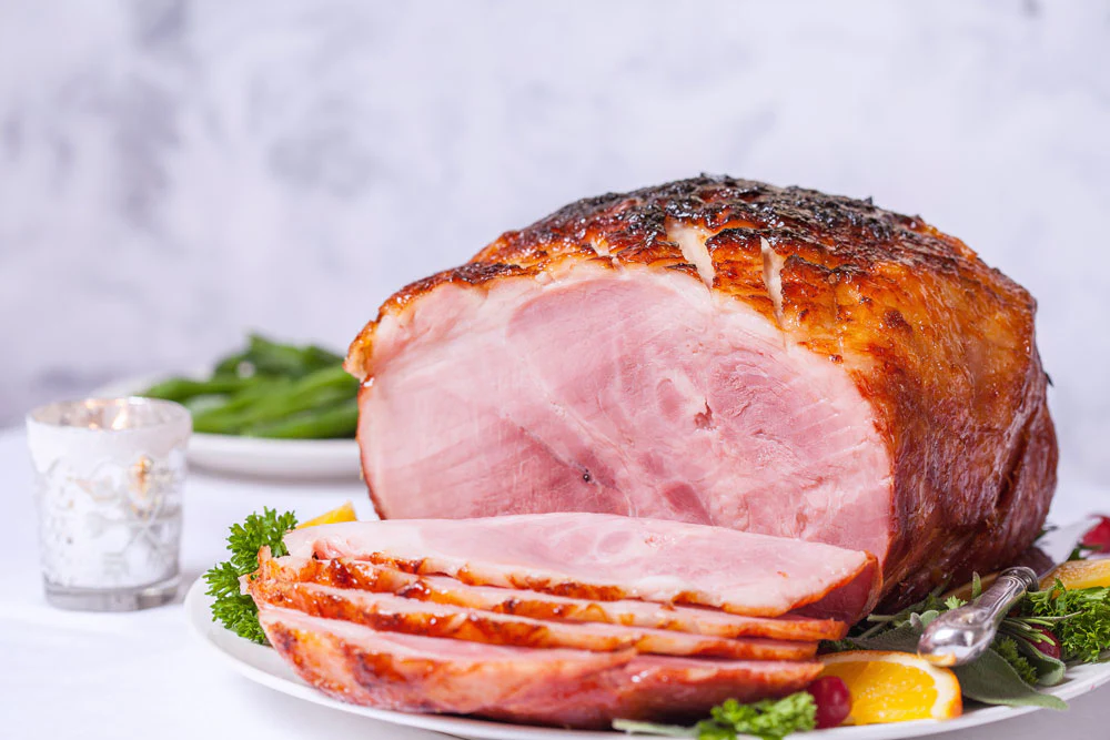 <p>Full muscles of the ham leg with minimal fat &amp; debone &amp;derind</p><p>Cooked ham, steak, sweet  ham, barbecue</p>