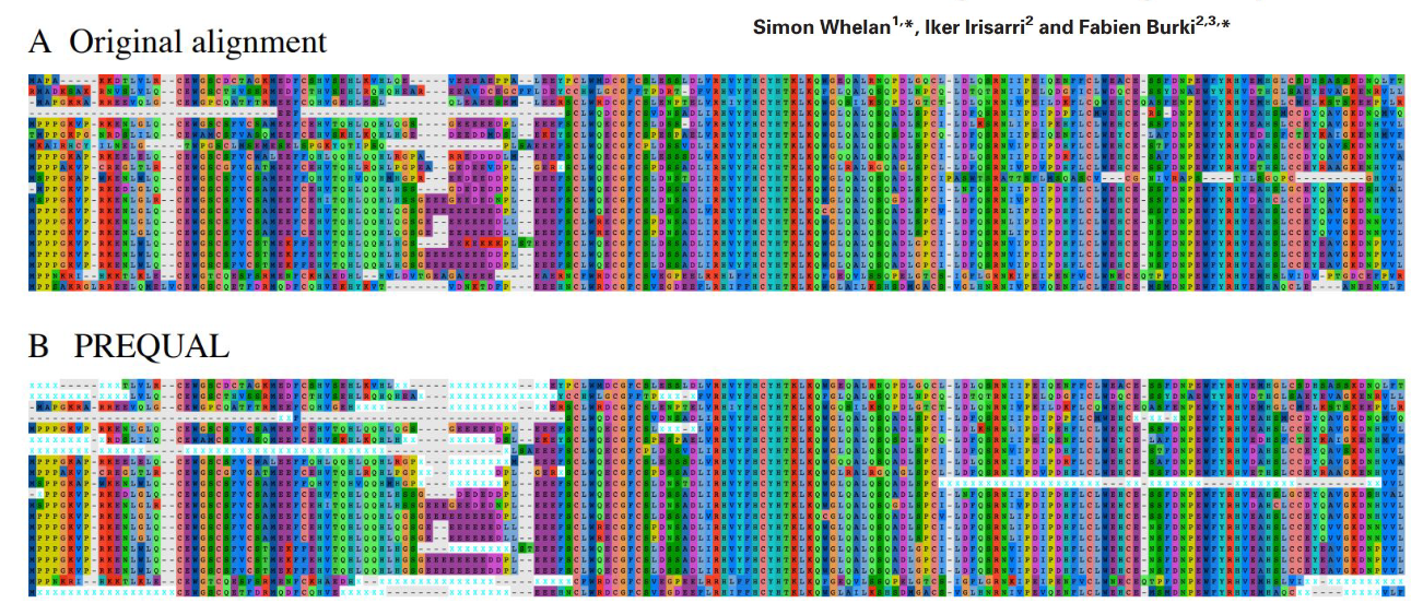 <p>Software tool that can detect non homologous charactersi/regions n sets of unaligned homologe sequences. They remove these chrarcters/regions to prevent false positives</p>