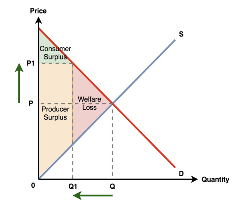 <p>Draw it (Welfare Loss)</p>