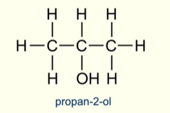 <ul><li><p>The carbon atom bonded to the hydroxyl group is bonded to 2 other carbon atoms </p></li></ul><p></p>
