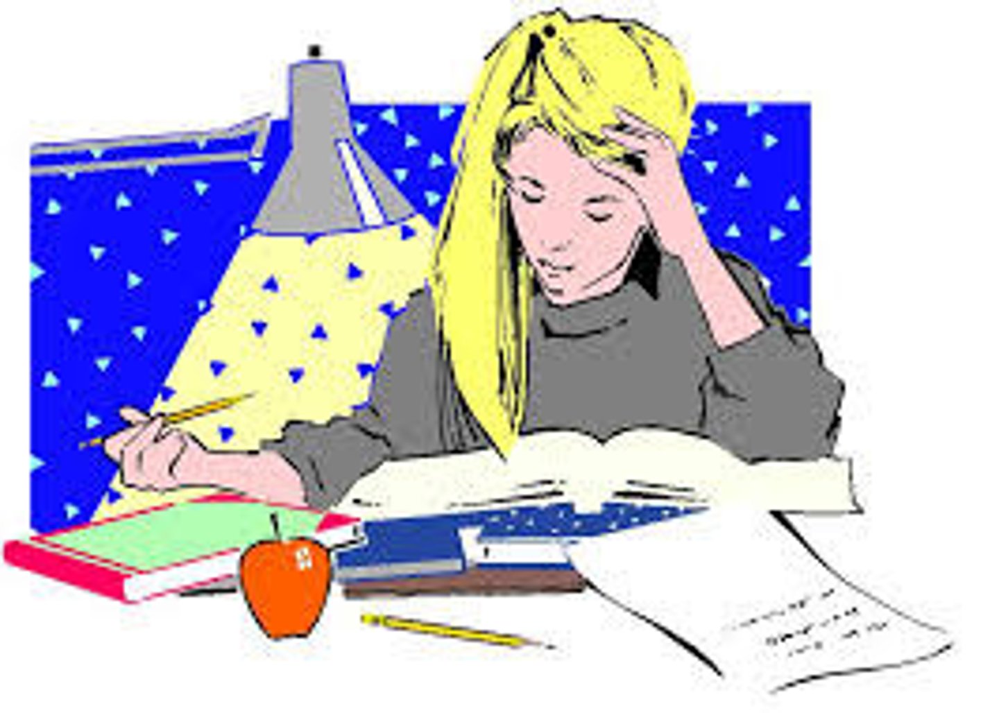 <p>to study</p>