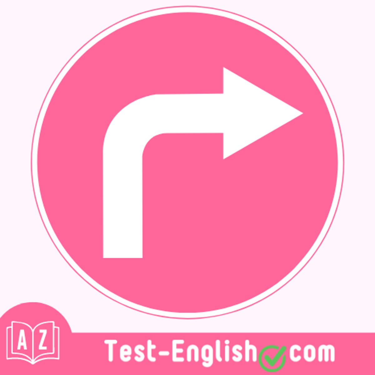 <p>Turn … after the gas station.</p>