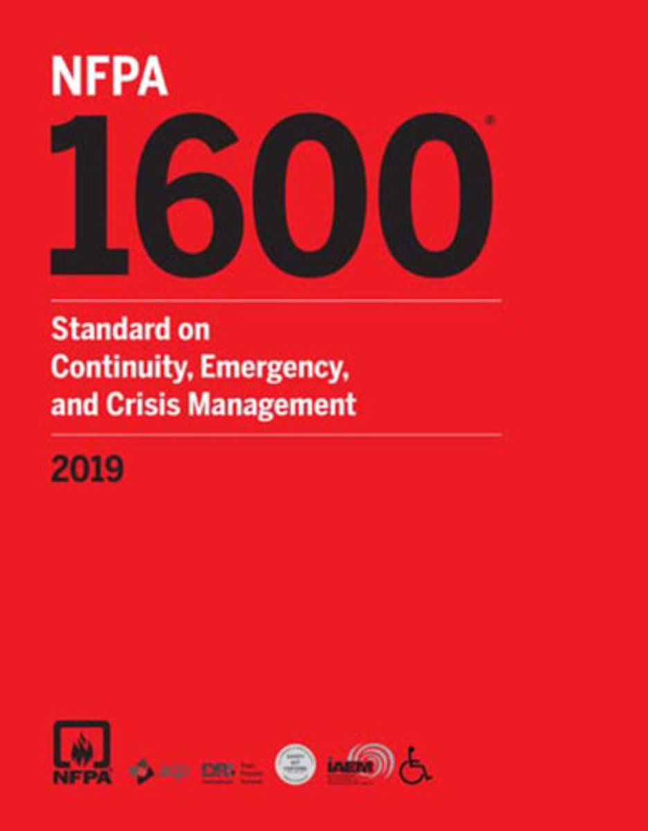 <p>focuses on disaster and emergency management and business continuity. Ties back to NFPA 99 for healthcare</p>