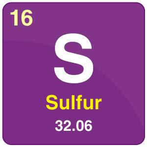 <p>Sulfur </p>