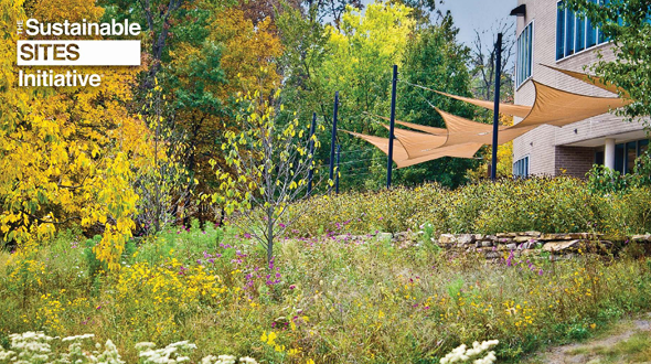 <p>How does the SITES initiative help a project obtain a path toward certification? </p>