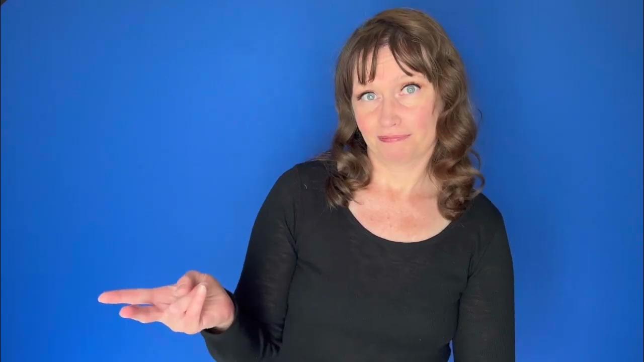 <p>Place left hand in a “2” handshape to the side of your body; move your hand side to side away from your body</p>