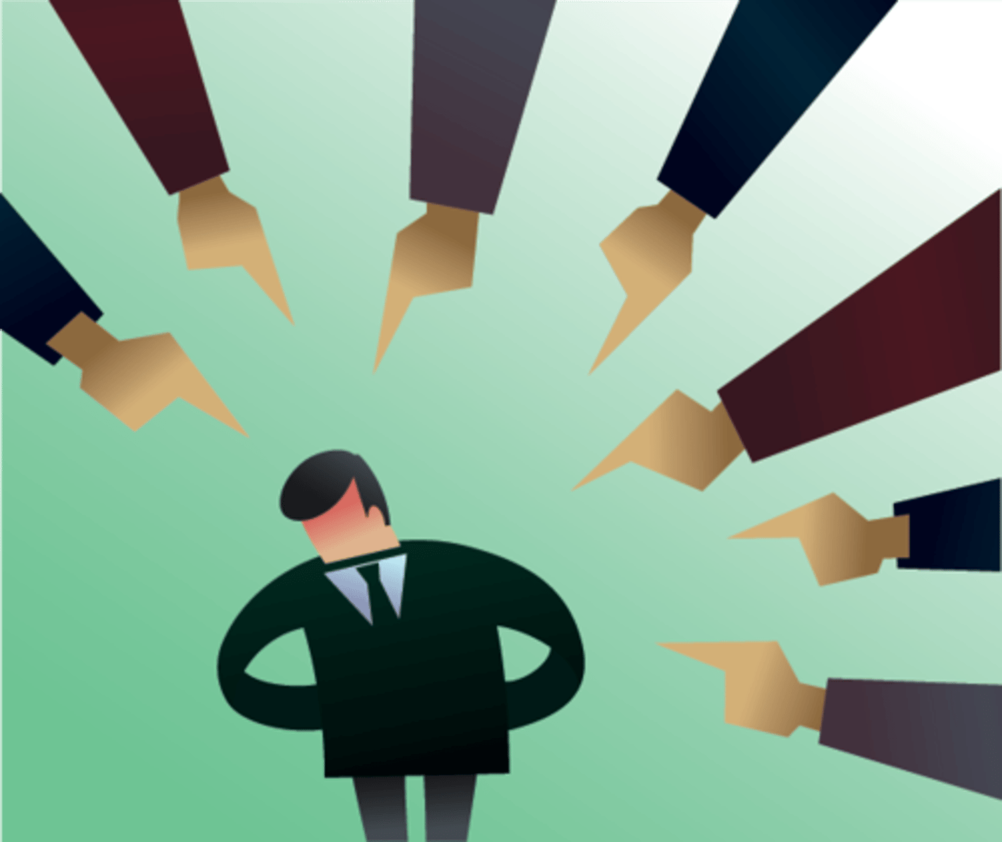 <p>someone who bears the blame for others actions</p>