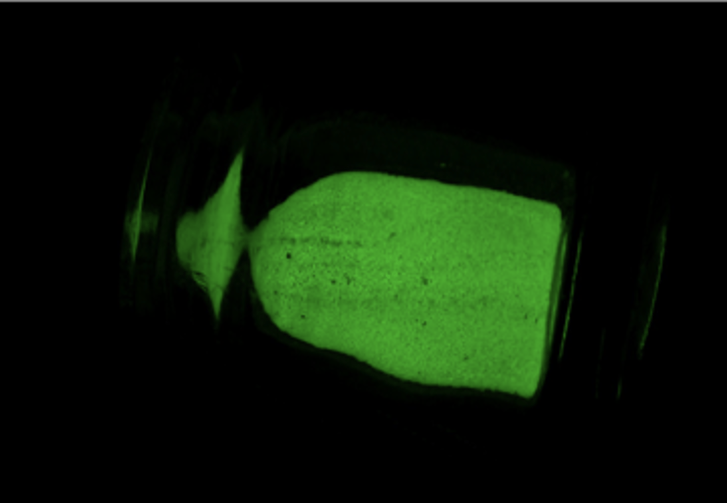 <p>Why do cassettes glow?</p>